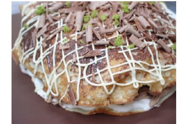 立体お好み焼き風ケーキ 5号 15cm メゾンプチ洋菓子店 Cake Jp