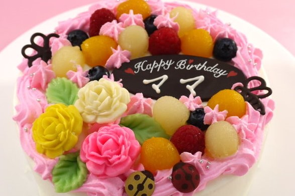 お花畑のケーキ 5号 15cm ケーキ工房 モダンタイムス Cake Jp