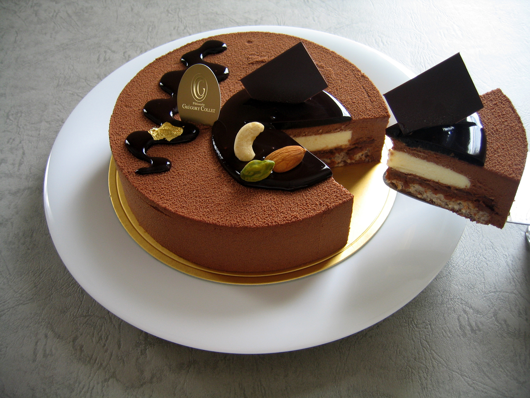 チョコレートケーキ アントルメショコラ 5号 16cm ホワイトデー21 Patisserie Gregory Collet グレゴリー コレ Cake Jp