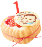 時計ケーキ