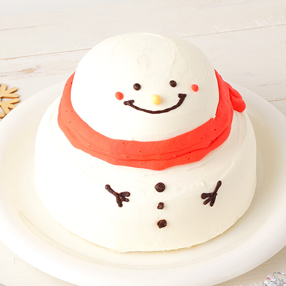 【パティスリーラヴィアンレーヴ】雪だるまの太っちょケーキ
