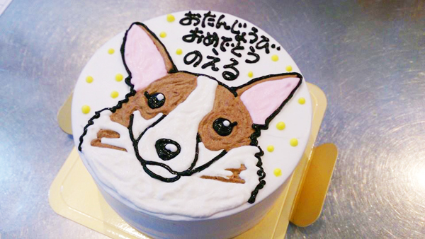 ケーキ制作例まとめ 愛犬の誕生日にぴったりな犬用似顔絵ケーキ Cake Jp