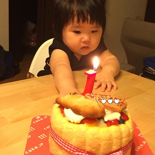 子育て中でも安心 末っ子の1歳のお誕生日を華やかにするケーキ Cake Jp