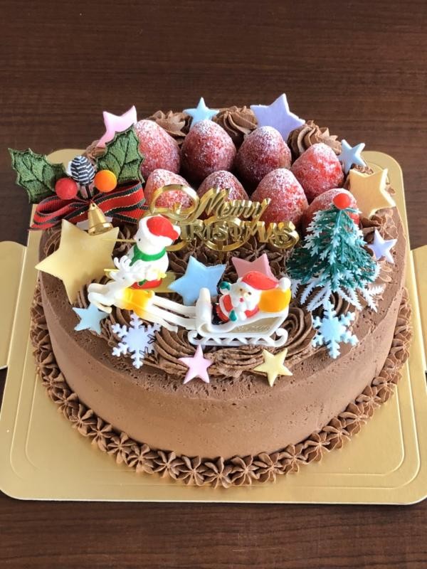 クリスマスケーキ 卵 乳製品 小麦粉除去 アレルギー対応可能クリスマスチョコケーキ 6号 18cm Laura Cake Jp