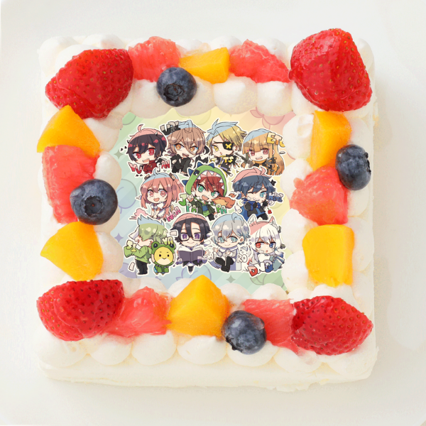 Jpapa Channel 四角型写真ケーキ 5号 15cm Cake Jp Original Cake Jp