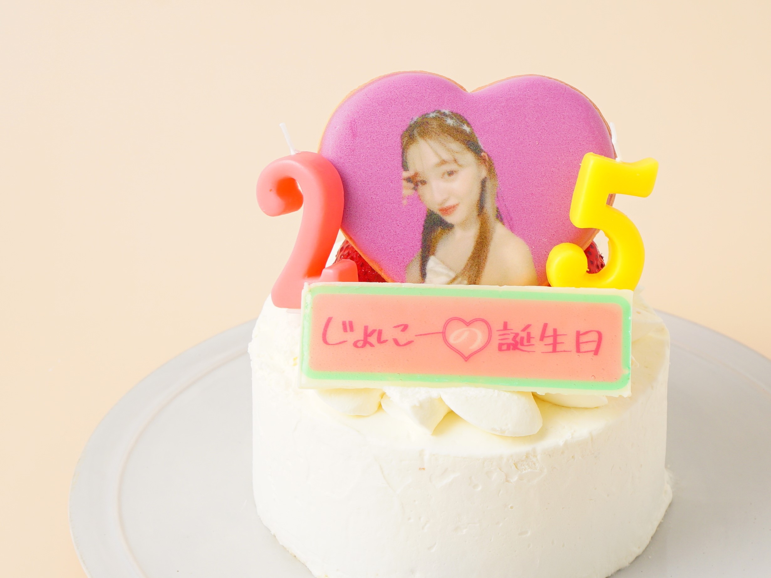 じょにーの誕生日ケーキ 生クリームケーキ 4号 Cake Jp Original Cake Jp