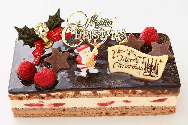 クリスマスケーキ2020 バニラとチョコの極上ブッシュ ド ノエル 18cm 9cm タカヤナイ Cake Jp