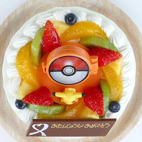 キャラデコお祝いケーキ ポケットモンスター 生クリームショートケーキ 5号 15cm Cd Poke 19 Cream Cake Express Cake Jp