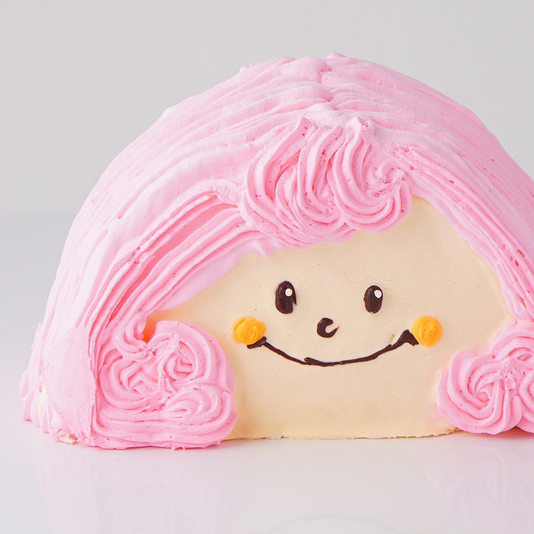 女の子ハーフケーキ メモラーブル Cake Jp