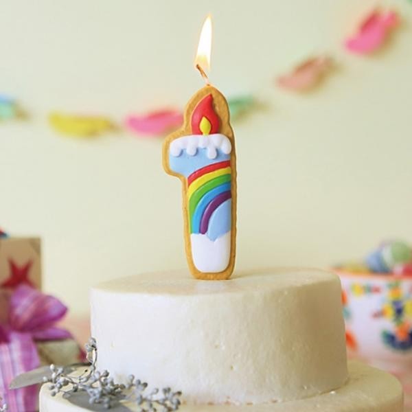 クッキー ナンバーキャンドル お誕生日 ろうそく バースデーケーキ 数字 かわいい 1 2 ハーフ 株式会社エクセルポイント Cake Jp