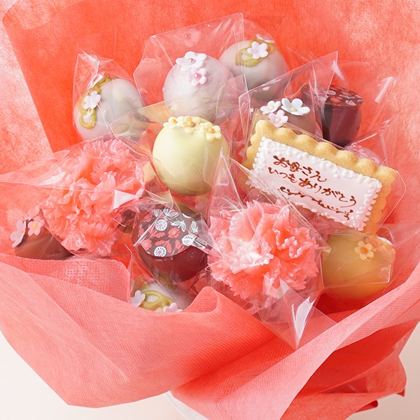母の日ブーケ 食べられるお菓子のブーケ 母の日22 Kozue Sweets Cake Jp