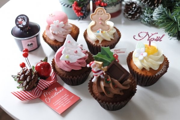 クリスマス クリスマスカップケーキ６個box N Y Cupcakes Cake Jp