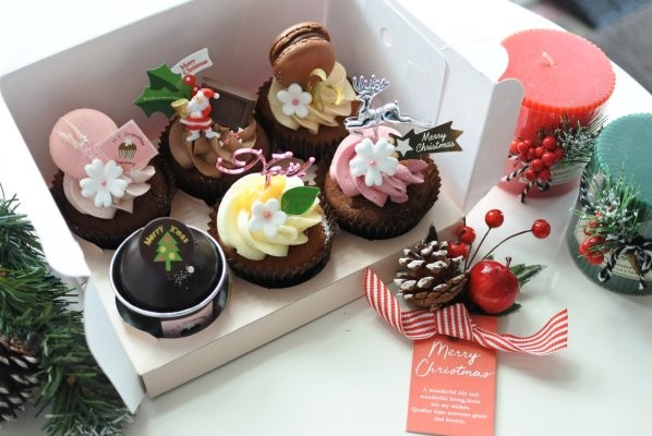 クリスマス21 クリスマスカップケーキ 6個box N Y Cupcakes Cake Jp
