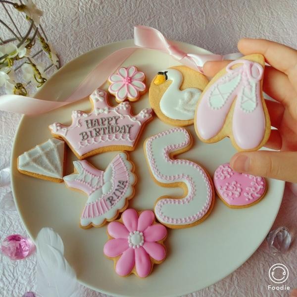 バレリーナのアイシングクッキーセット クッキー工房ゆめらら Cake Jp
