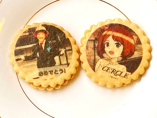 写真ザッハトルテ４号 イラストクッキー付き 西洋菓子セルクル Cake Jp