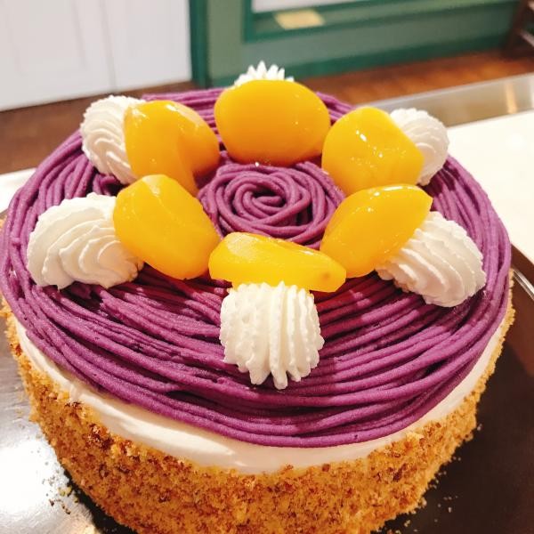 沖縄産紫芋モンブランショート 5号 Cake Shop Cafe Boired ボワード Cake Jp