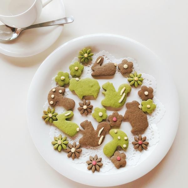 鹿児島特産使用フリーメッセージアイシングクッキー 森のかわいいクッキーセット お歳暮21 Ateliera Cake Jp