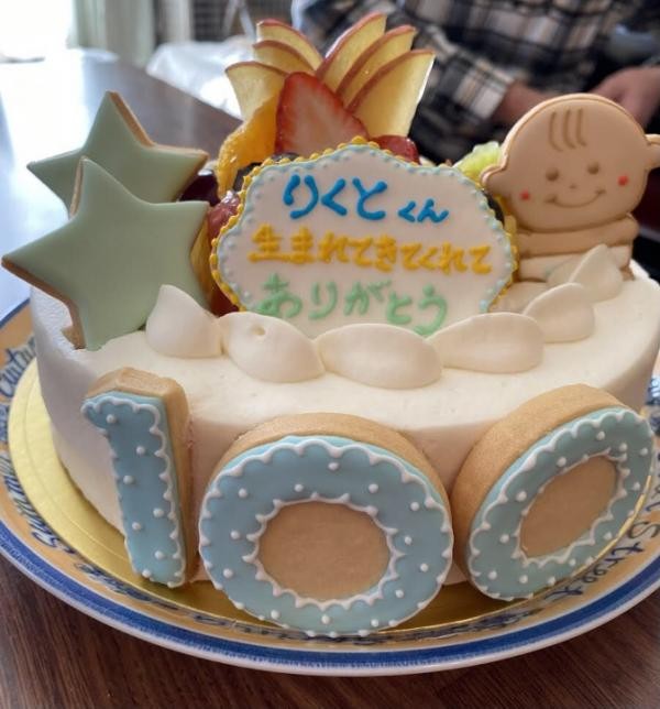 100日祝いのアイシングクッキーセット Ateliera Cake Jp