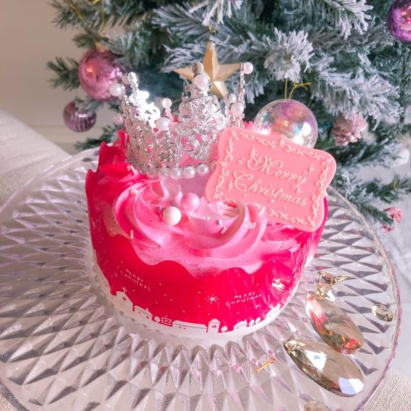 明日予約締め切り Tiaraプリンセスxmas クリスマスケーキ Decolne Cake Jp
