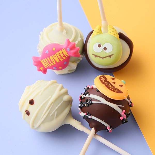 ハロウィンプチギフト ハロウィン21 限定デザイン4本セット ミホパンポップケーキ Cake Jp