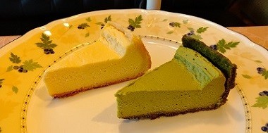 P パイ のきび糖抹茶チーズケーキ 和布刈いやしの風 Cake Jp