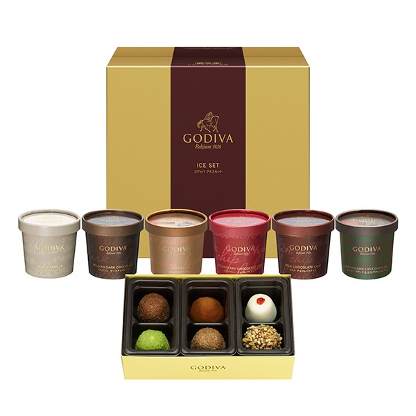 Godiva 送料込み アイスギフトセット カップアイス トリュフ 7個入 Godiva Cake Jp