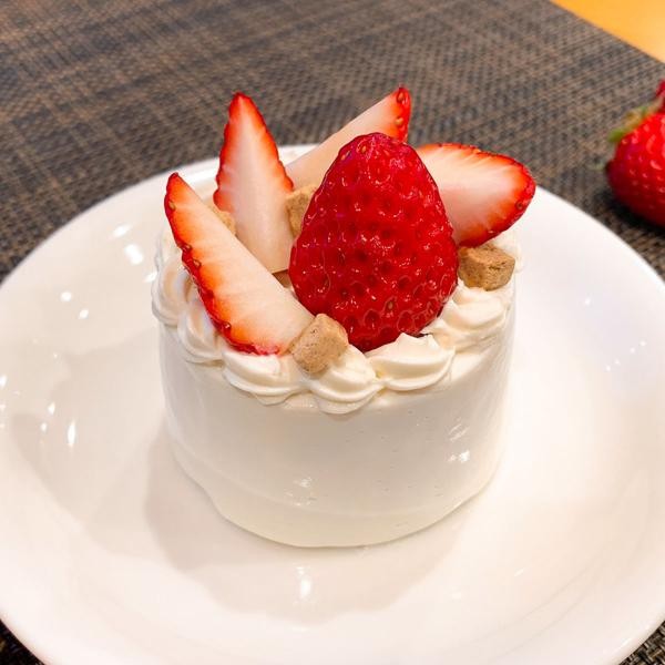 いちごショートケーキ わんちゃん用 Sサイズ Atterrace軽井沢ガーデンファーム Cake Jp