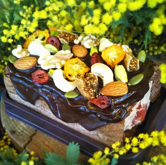グルテンフリー ヴィーガン オーガニックココアのロールケーキ ヴィーガンスイーツ フォーチュンキッチン Cake Jp
