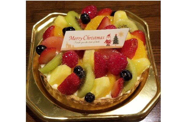 クリスマスケーキ フルーツタルト 4号 12cm 洋菓子店 フォンテーヌ Cake Jp