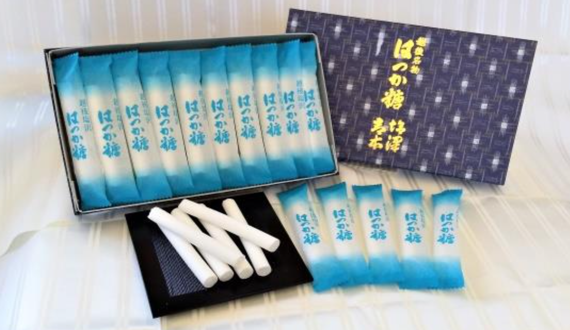 はっか糖 ロングタイプ 白 【20本 箱入り】 お歳暮2021（アオキ菓子 