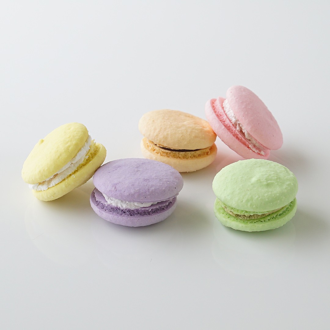 島のフルーツマカロン 5個入り レモン いちご オレンジ ブルーベリー ピスタチオ 各種1個入り ヴィーガンスイーツ グルテンフリー Awajiヴィーガンスイーツラボ Cake Jp
