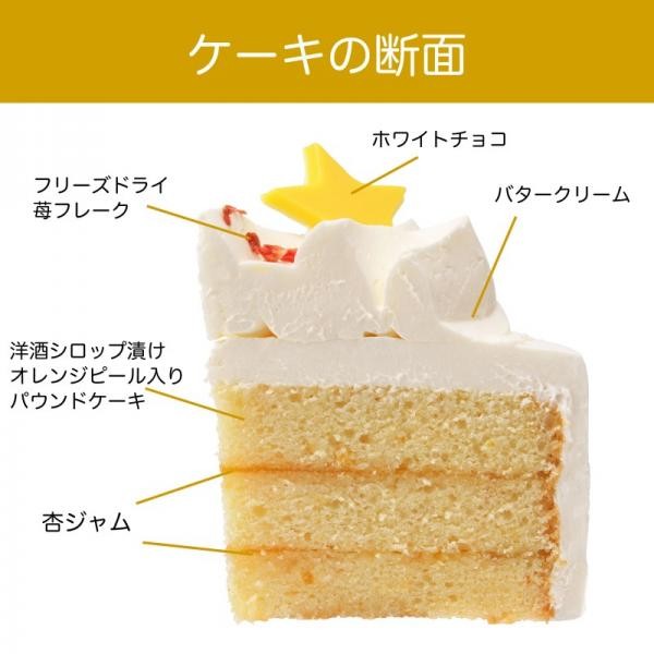 不二家 クリスマスバターケーキ クリスマス21 4号 12cm 不二家ファミリータウン Cake Jp