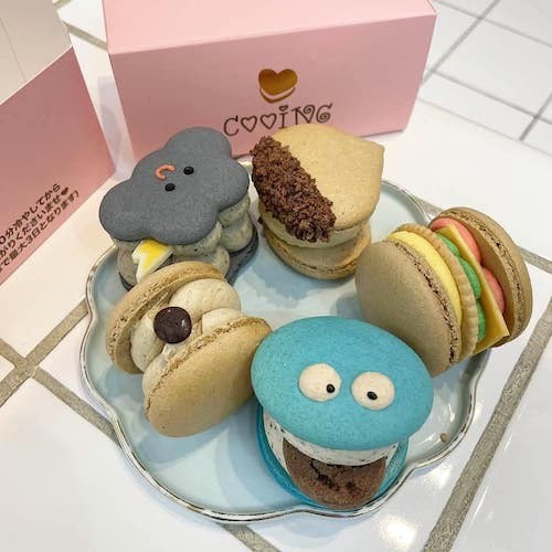マカロン 韓国風トゥンカロンフレーバ13種類の中から好きな味を4個お選びください 黒花堂 Cooing Cake Jp