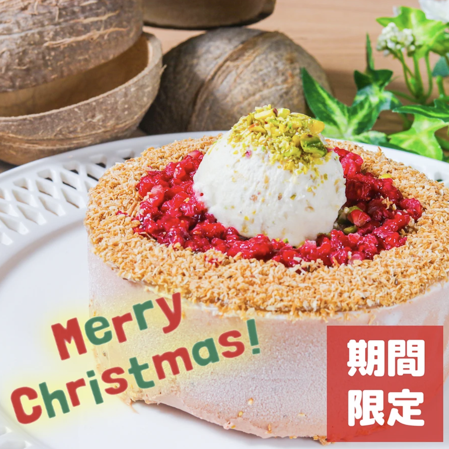 マジックマウイ アイスケーキ 4号サイズ クリスマス21 ココナッツグレン Cake Jp店 Cake Jp