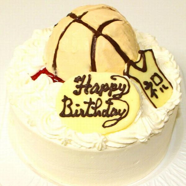 バスケットボールデコレーションケーキ 5号 15cm スイーツ ホームメードのお店 うしゃぎさん Cake Jp