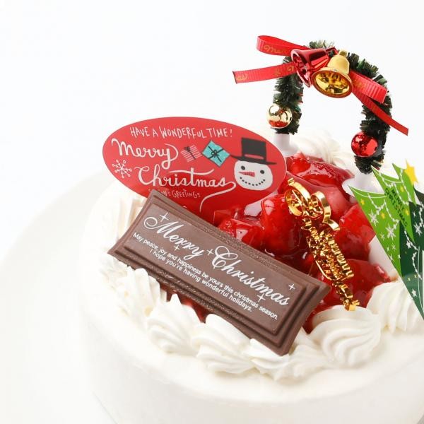 クリスマスケーキ21 卵除去 卵を使用していないｘｍａｓケーキ 4号 12cm クリスマス21 サンタアンジェラ Cake Jp