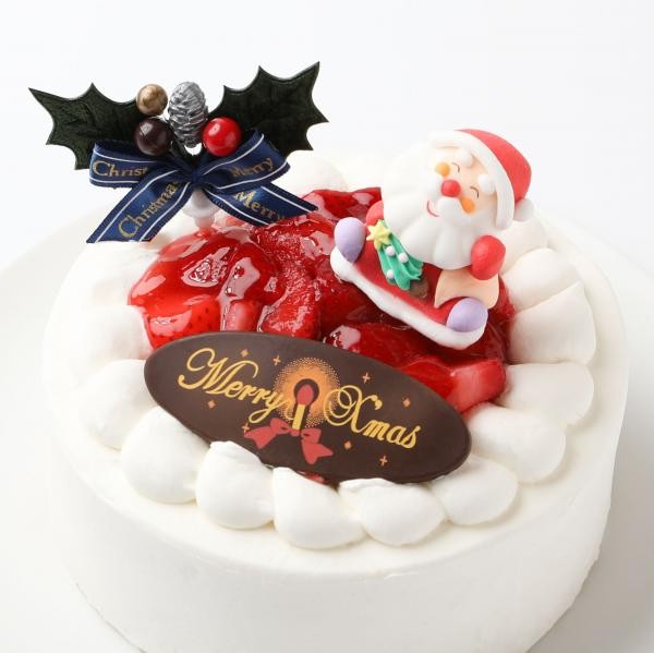 クリスマスケーキ21 苺デコレーションケーキ 4号 12cm クリスマス21 サンタアンジェラ Cake Jp