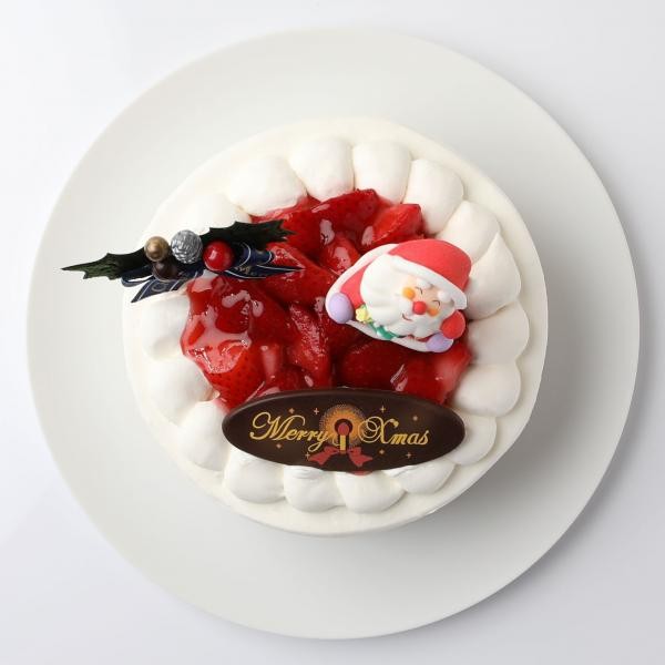クリスマスケーキ21 苺デコレーションケーキ 4号 12cm クリスマス21 サンタアンジェラ Cake Jp