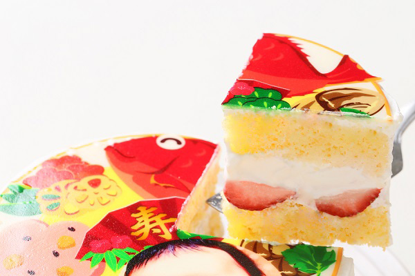 オリジナルお食い初めケーキ 7号 21cm サプライズケーキ専門店 菓の香 かのか Cake Jp
