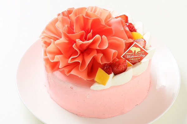 母の日 カーネーションケーキ 4号 12cm 欧風洋菓子店 イルピーノ Cake Jp