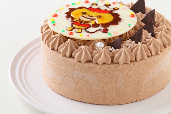 イラストチョコ生クリームデコレーション 5号 15cm パティスリー ブランフルーヴ Cake Jp