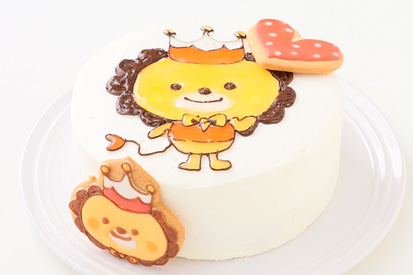 アイシングクッキーのイラストデコレーションケーキ 5号 15cm アトリエ７０５ Cake Jp