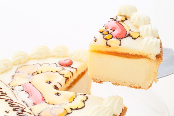 イラストケーキ 4種のチーズを練り込んだ 濃厚ベイクドチーズケーキ 5号 15cm ギフトに最適 父の日22 The Nicole Cake Jp
