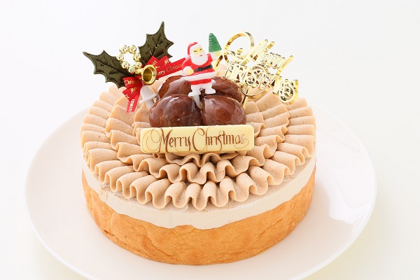 クリスマスケーキ モンブラン 5号 15cm タカヤナイ Cake Jp