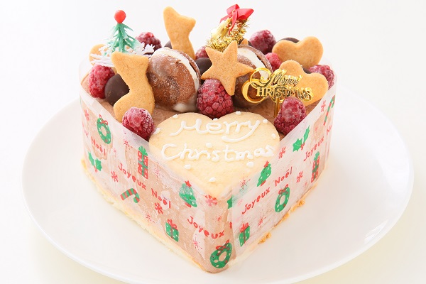 クリスマスケーキ チョコアイスクリームのデコレーションケーキ 4号 12cm 森のケーキ屋 どんぐり Cake Jp