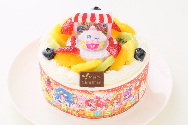 クリスマスケーキ17 プリキュアアラモード 生クリーム 5号 15cm Cake Express Cake Jp