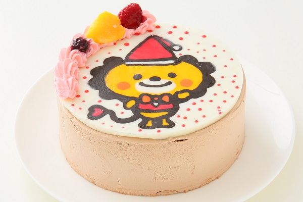 クリスマスケーキ イラストケーキ チョコ生 8号 24cm サンライズ Cake Jp