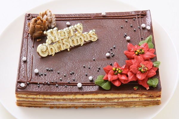 クリスマスケーキ 魅惑の香り 大人の口溶けオペラ 5号 15cm お菓子工房 Allons Y Cake Jp