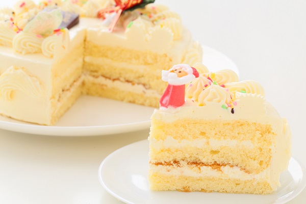 クリスマスケーキ バタークリームデコレーション 5号 15cm エリヤ洋菓子 Cake Jp