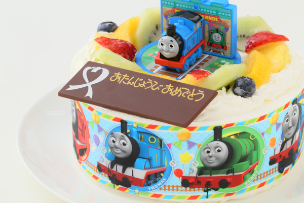 卵除去 キャラデコ 機関車トーマス 生クリームデコレーション 5号 15cm Cd Thomas Noegg Cake Express Cake Jp